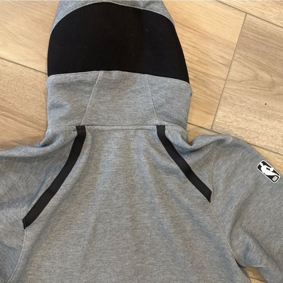 Nike NBA Los Angeles Clippers Full Zip Grey Showtime Hooded Jacket Men’s S NWOT - Picture 5 of 8